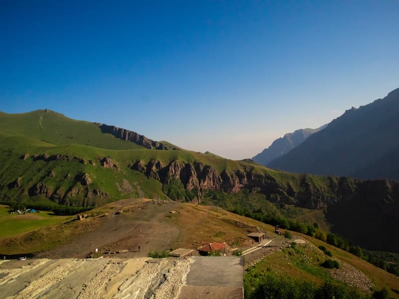 Gudauri valley in summer