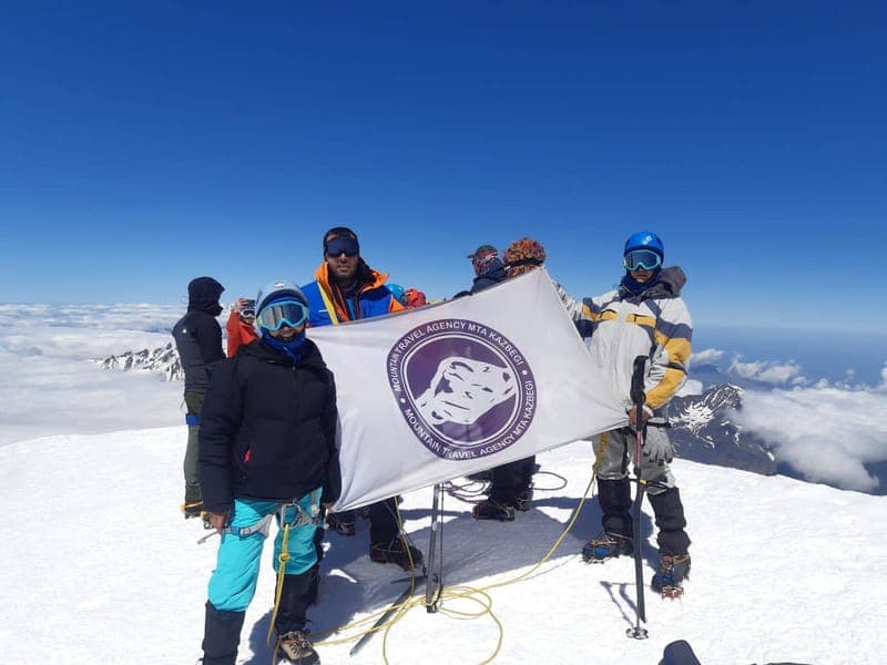 Kazbek Climbing